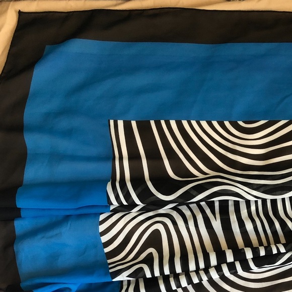 Scarf blue black - Picture 2 of 2